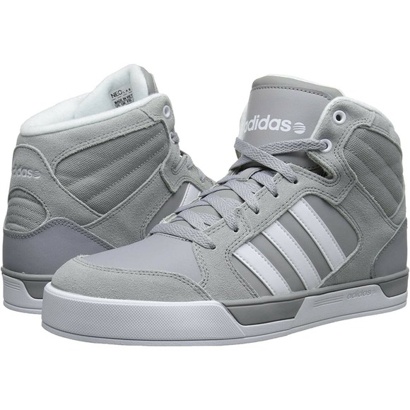 adidas Shoes Size 8.5 M Gray Basketball Synthetic Men Neo Label - Picture 1 of 9